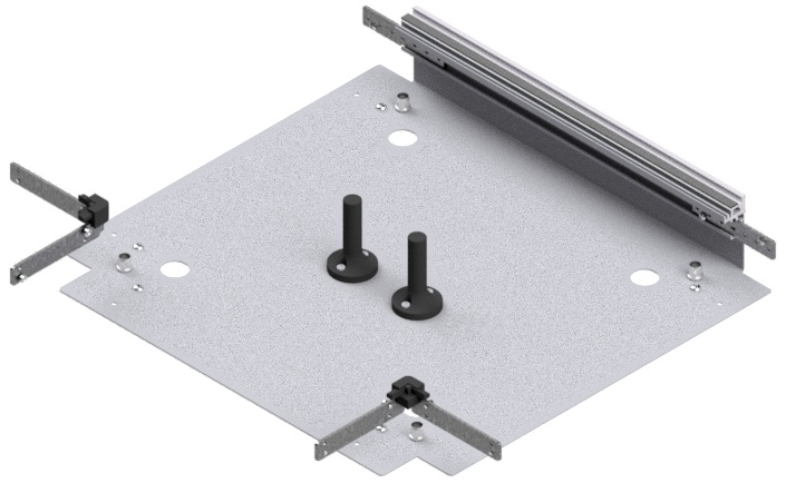 Produktbild UBK 400 802.25 -  T-Verbinder zu Unterflur-Bodenkanal UBK 400, 400x80mm